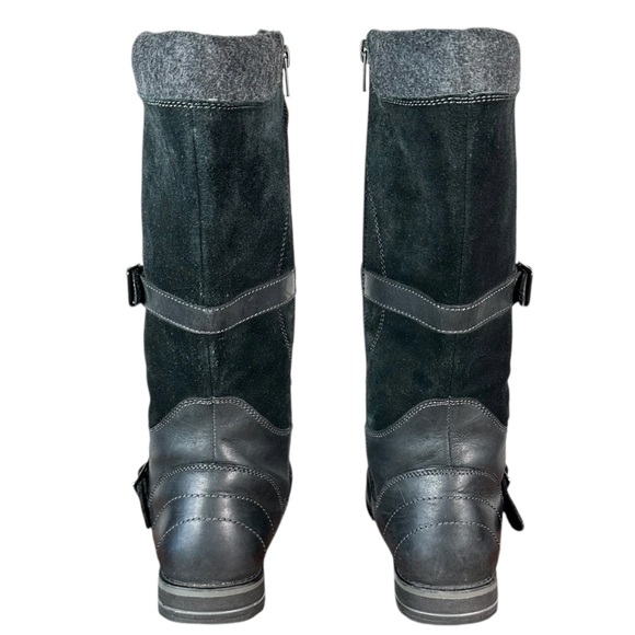 L.L.BEAN Tall Leather & Suede Riding Boots - Picture 6 of 10